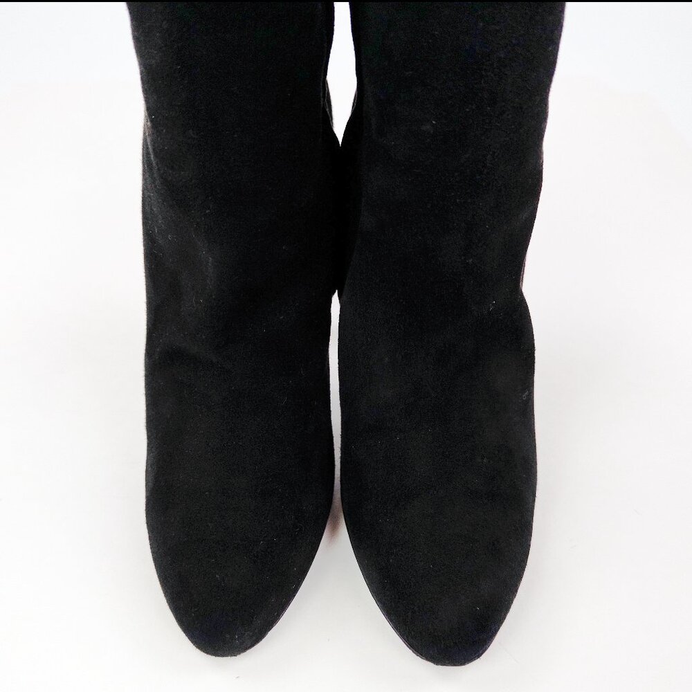 Ralph Lauren Collection Purple Label Tall Suede Heeled Boots - Picture 7 of 14